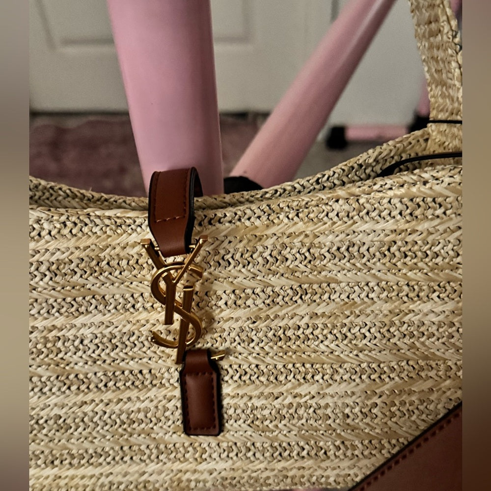 Woven shoulder bag set